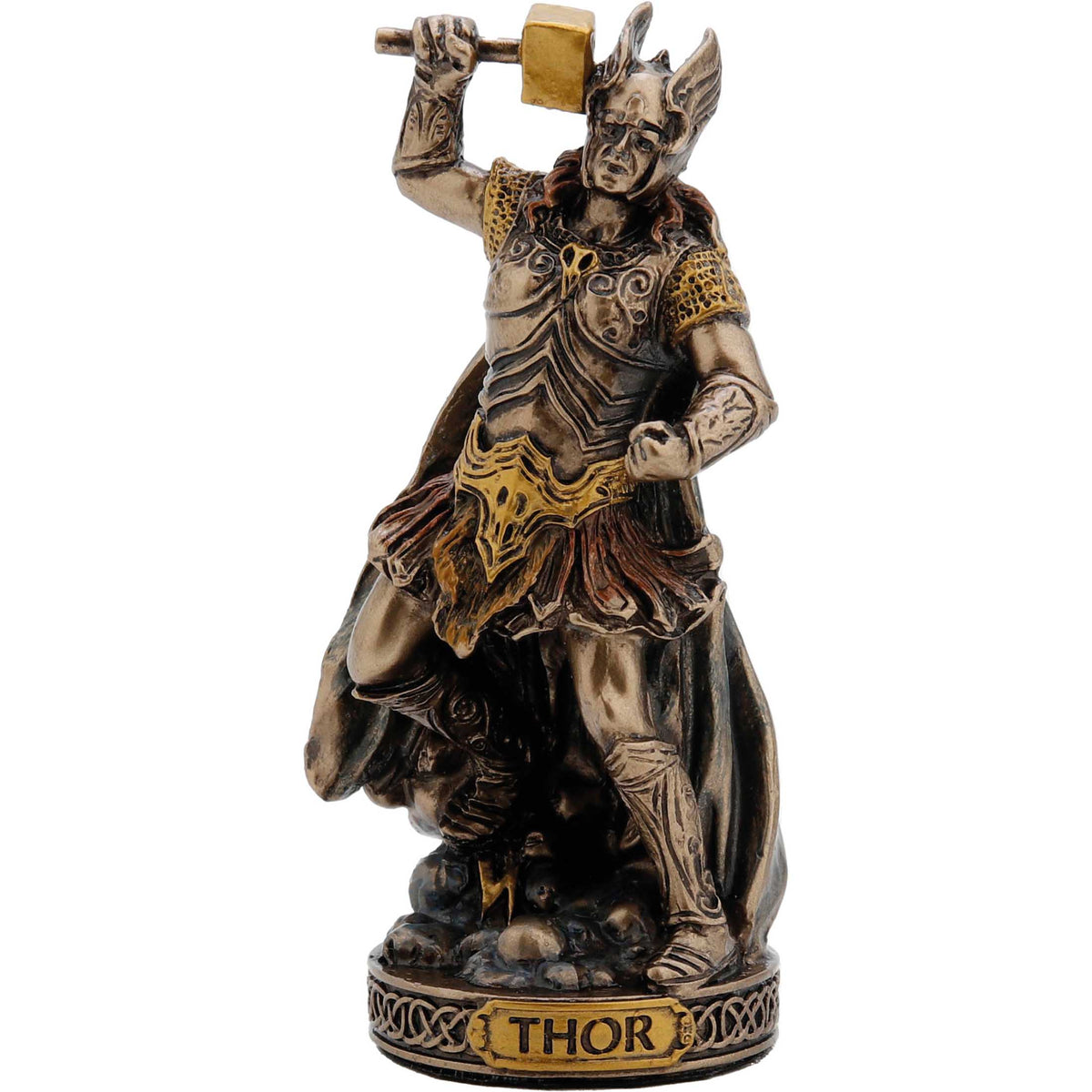 Set of 12 Norse Gods – Bronze-Finish Resin Statues – view 10