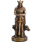 Set of 12 Norse Gods – Bronze-Finish Resin Statues – view 4