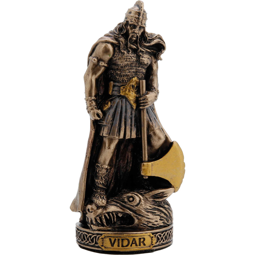 Set of 12 Norse Gods – Bronze-Finish Resin Statues – view 9