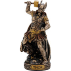 Set of 12 Norse Gods with a Display Stand — Bronze Finish Statue – view 12