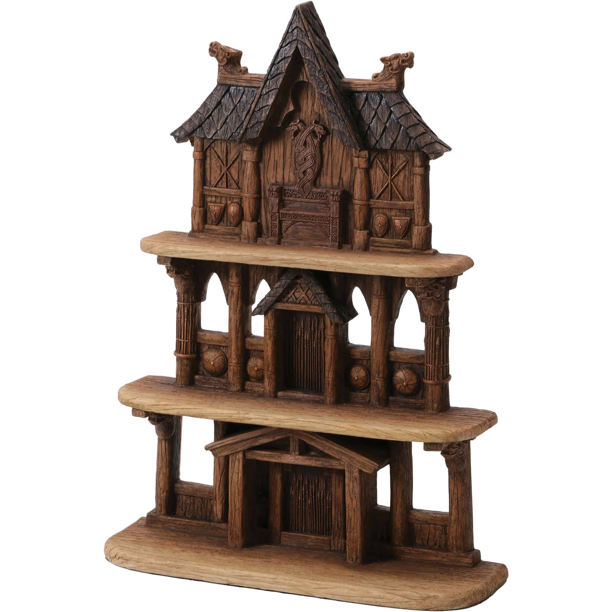 Set of 12 Norse Gods with a Display Stand — Bronze Finish Statue – view 2