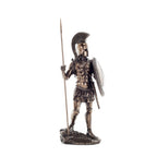 Spartan Warrior — Bronze-Finish Statue – 36 cm – view 1