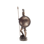 Spartan Warrior — Bronze-Finish Statue – 36 cm – view 2
