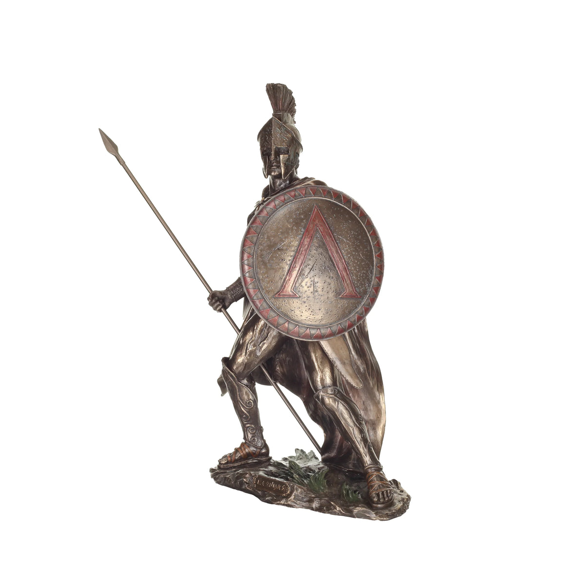 Leonidas – King of Sparta – Bronze-Finish Statue – view 2