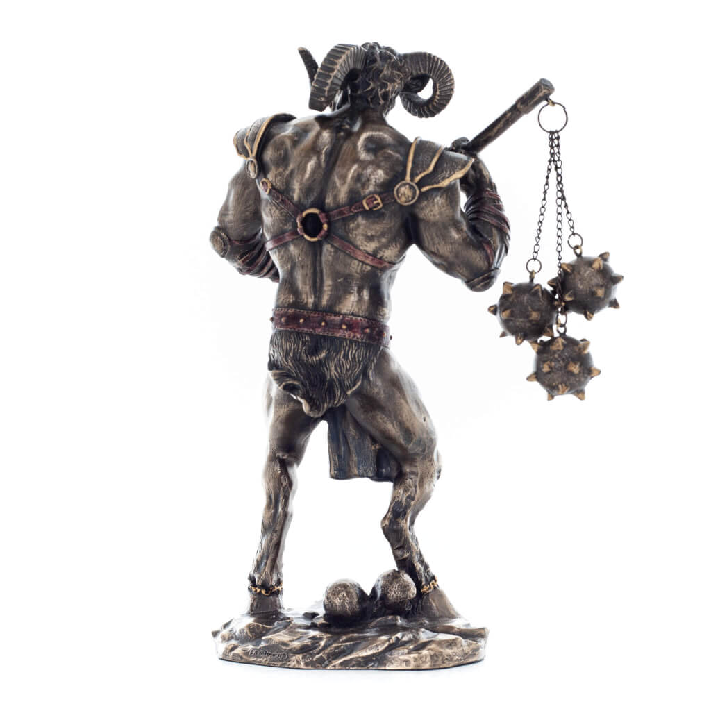 Minotaur – Bronze-Finish Resin Statue – view 2