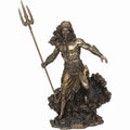 Poseidon — God of Olympus — Bronze Finish Statue – view 1